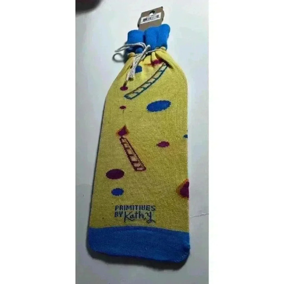 Wine Bottle Sock Bag Cover Primitives by Kathy - "funny wine socks" GIFT - Picture 8 of 8